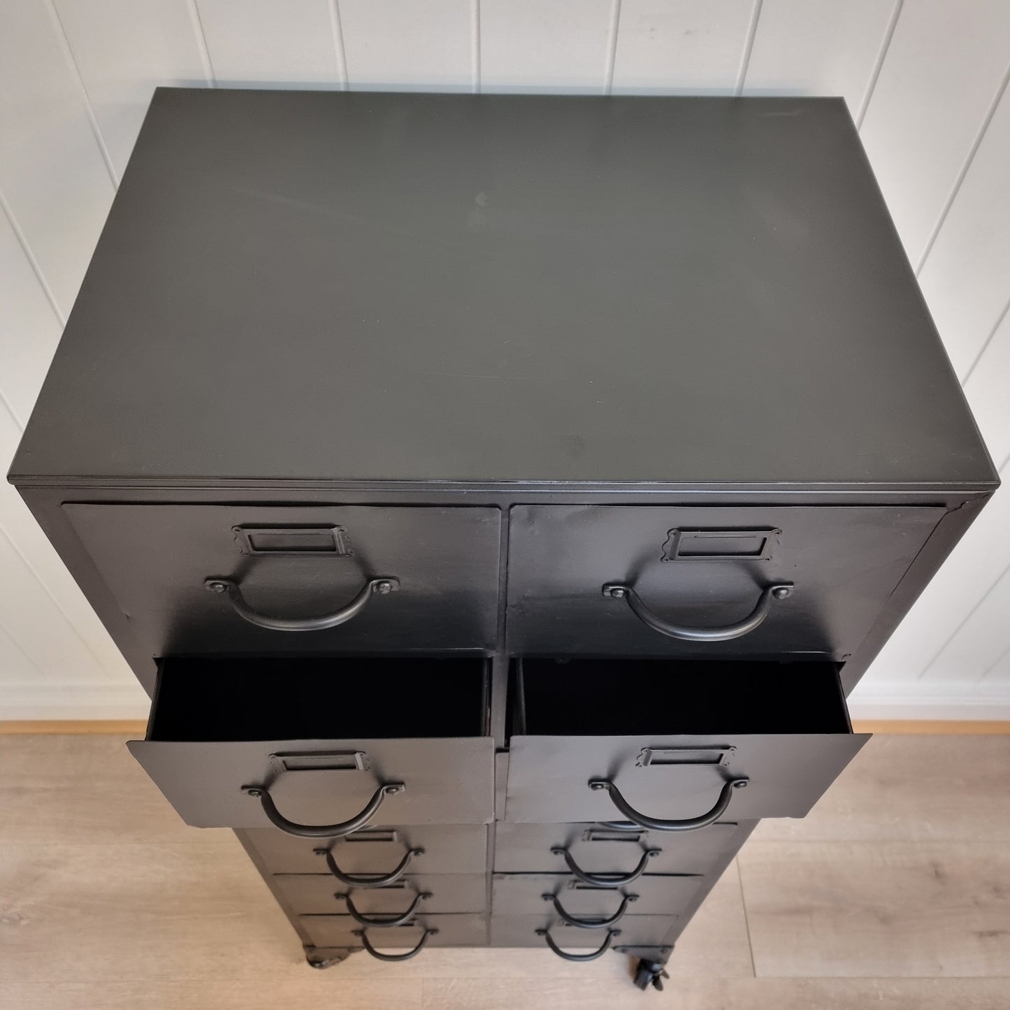 12-Drawer Iron Cabinet