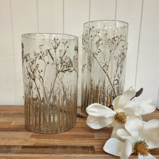 Flower Lantern Vase - Clear