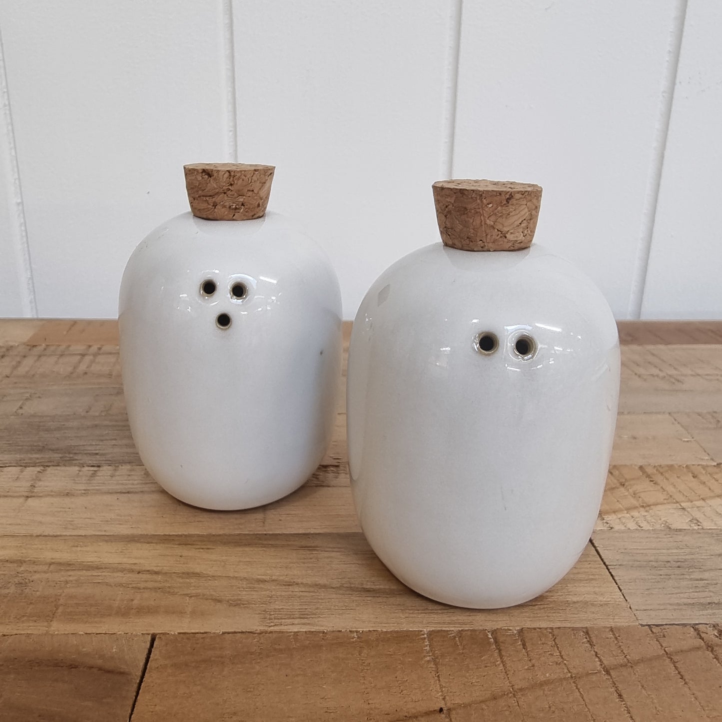 Salt & Pepper Shakers - White