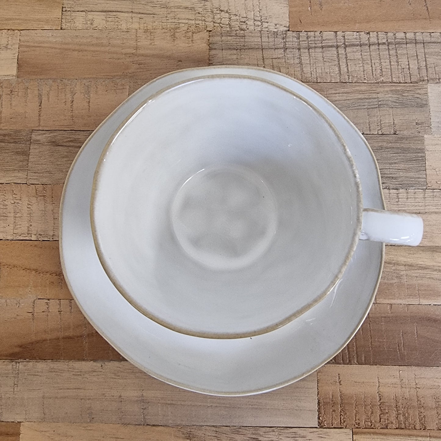 Cup & Saucer - White (Set of 4)