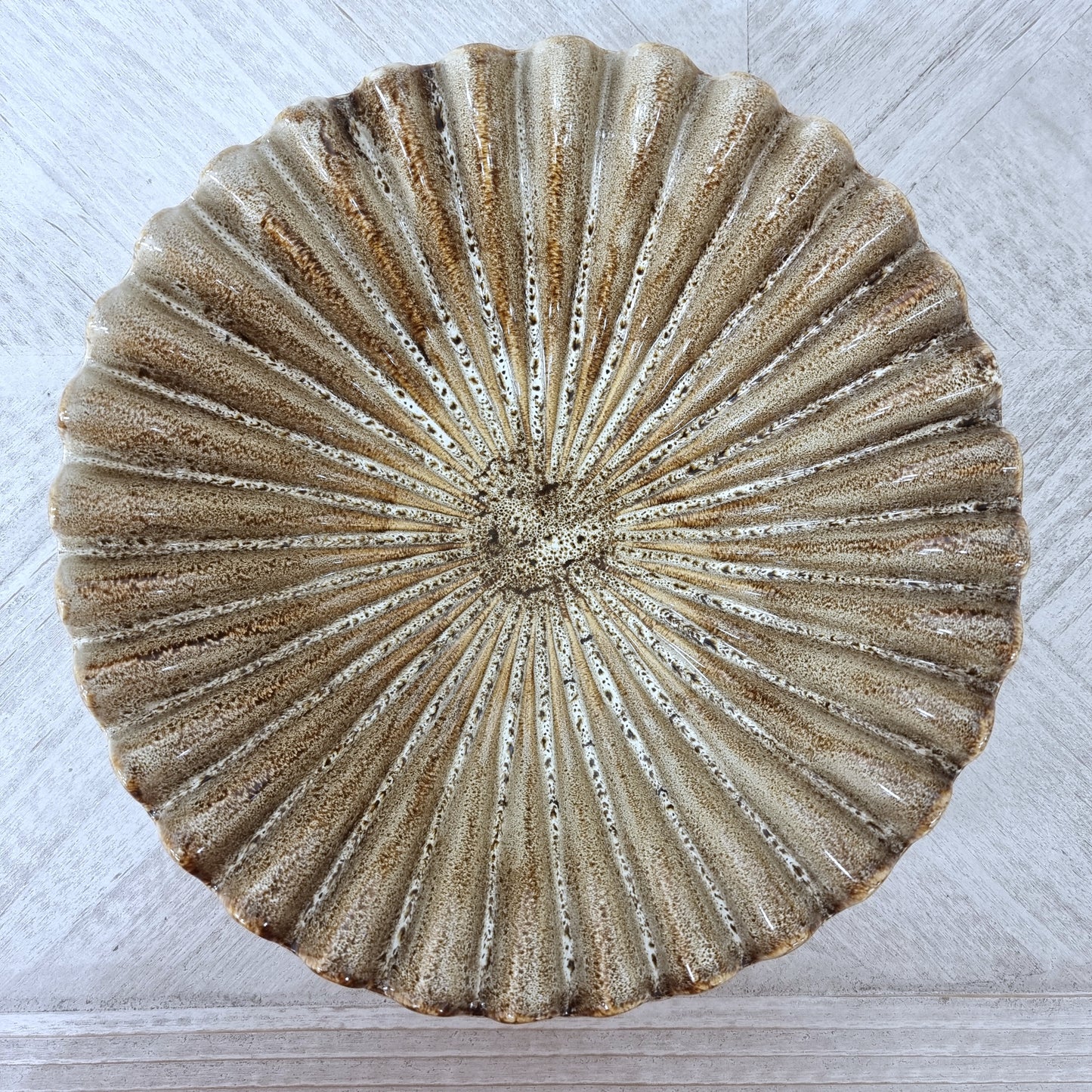 Hanna Saucer - Brown Melange