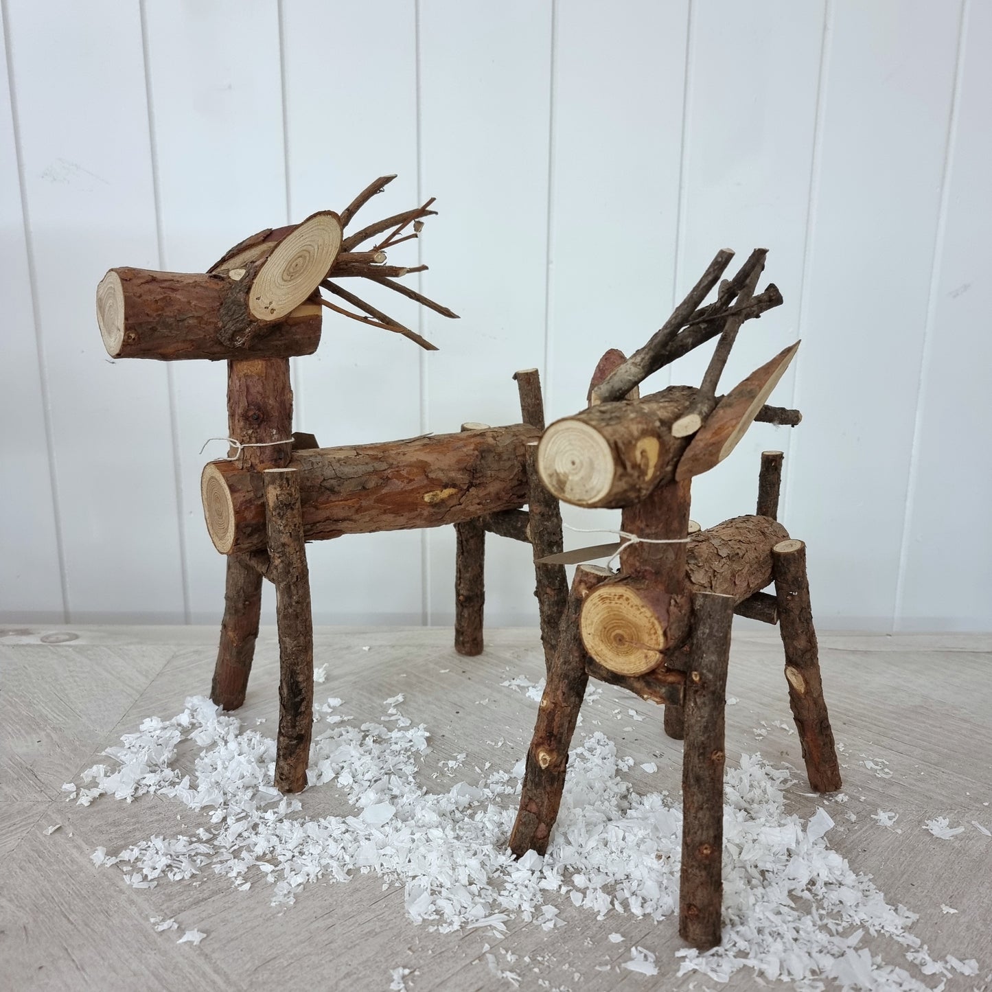 Large Wooden Deer