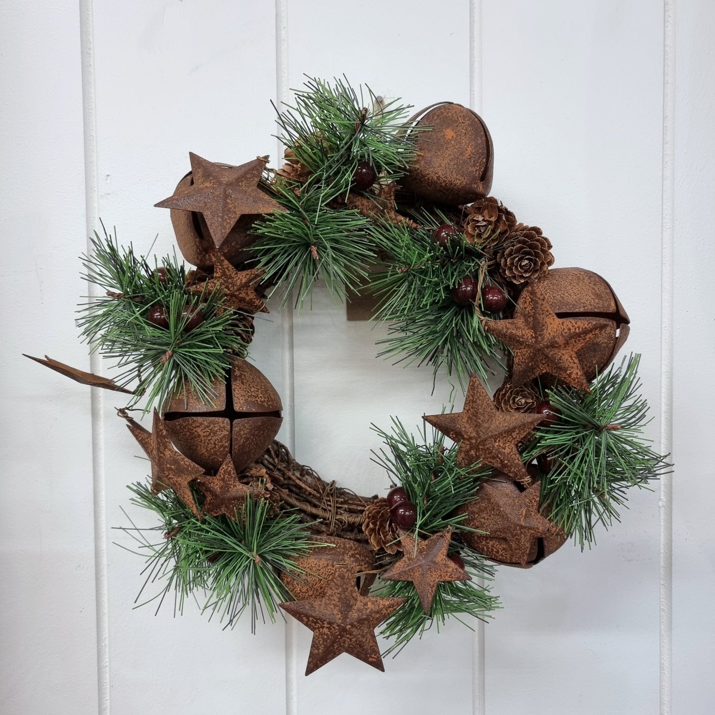 Rust Bell Candle Ring