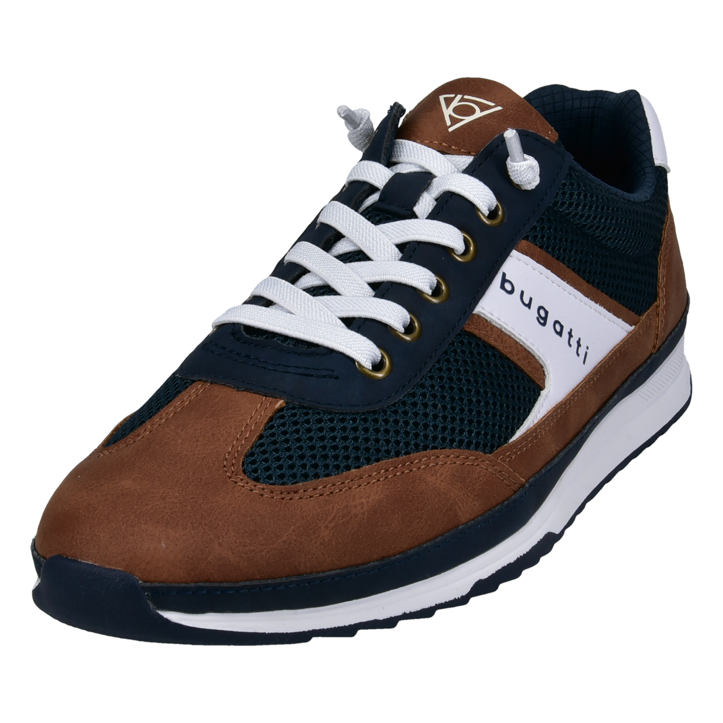 Bugatti Shoes - Dark Blue/Cognac (321-A3A01)