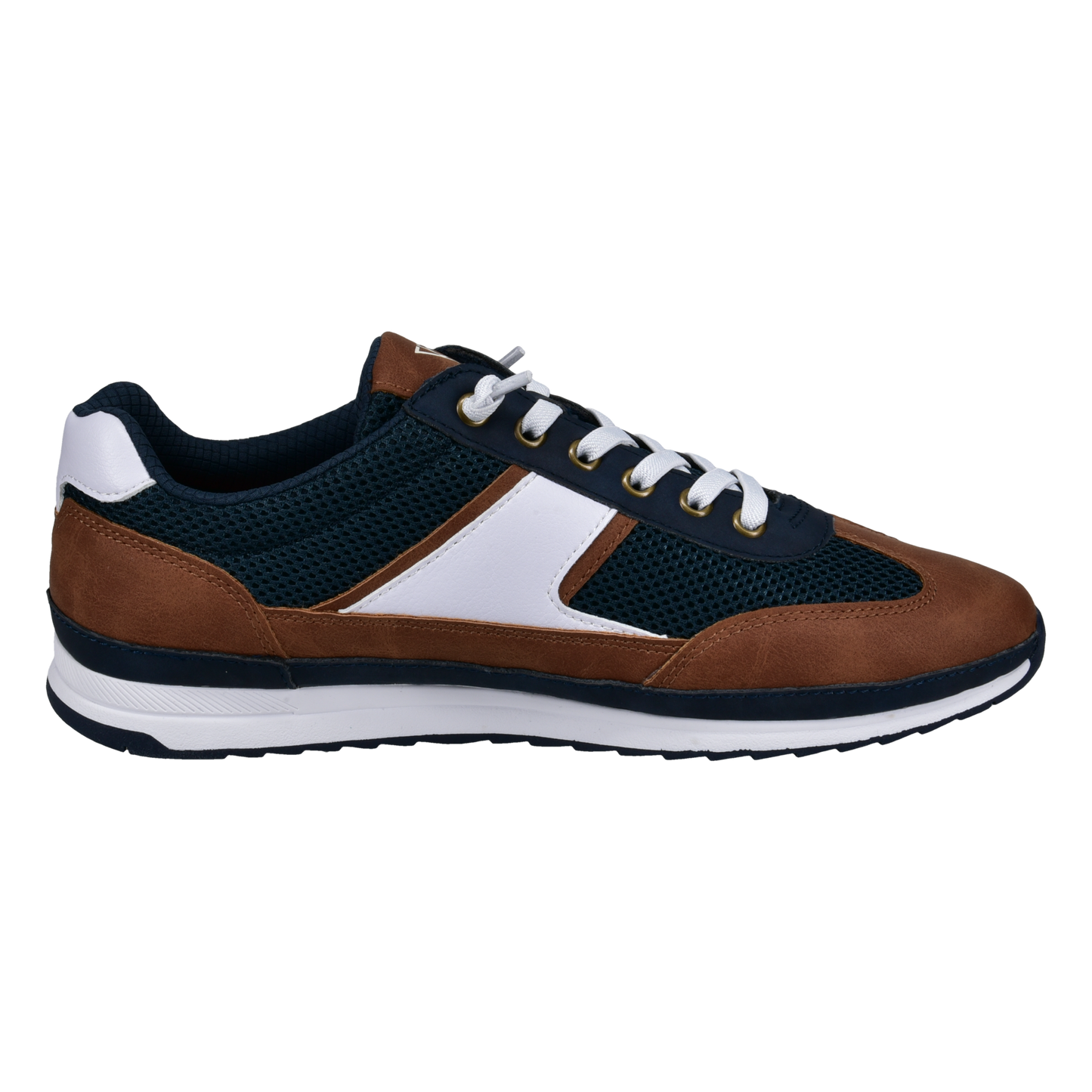 Bugatti Shoes - Dark Blue/Cognac (321-A3A01)