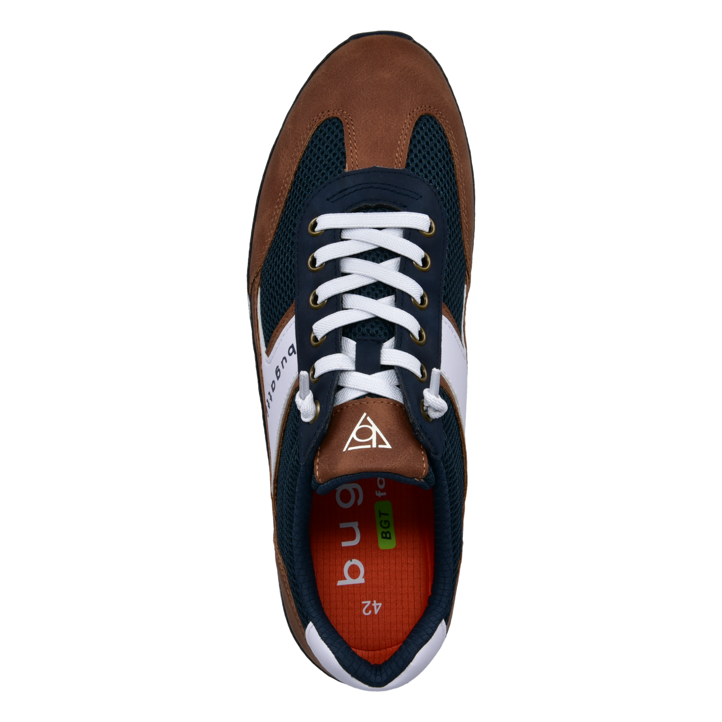 Bugatti Shoes - Dark Blue/Cognac (321-A3A01)