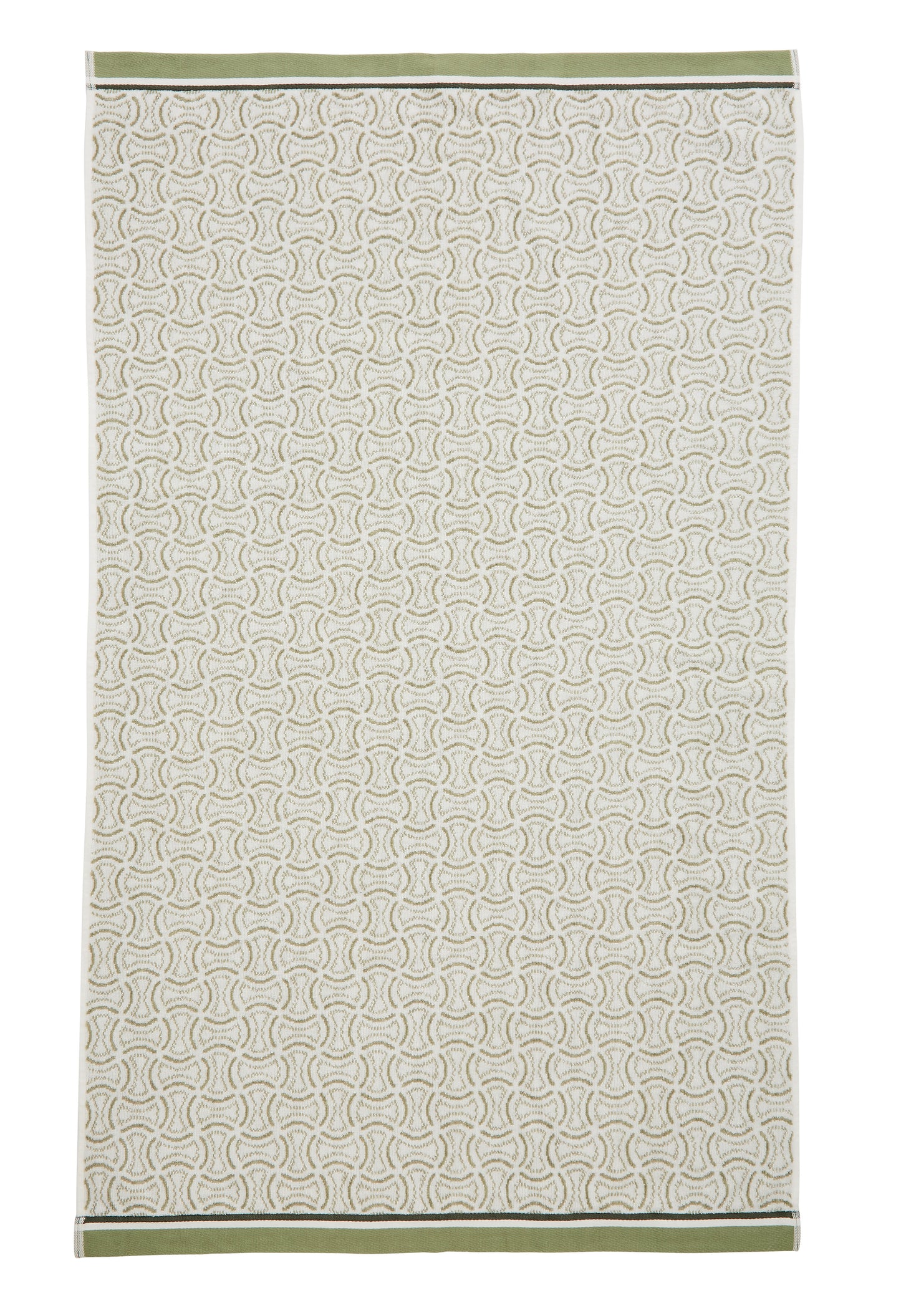 Yoko Hand Towels - Sage Green/White