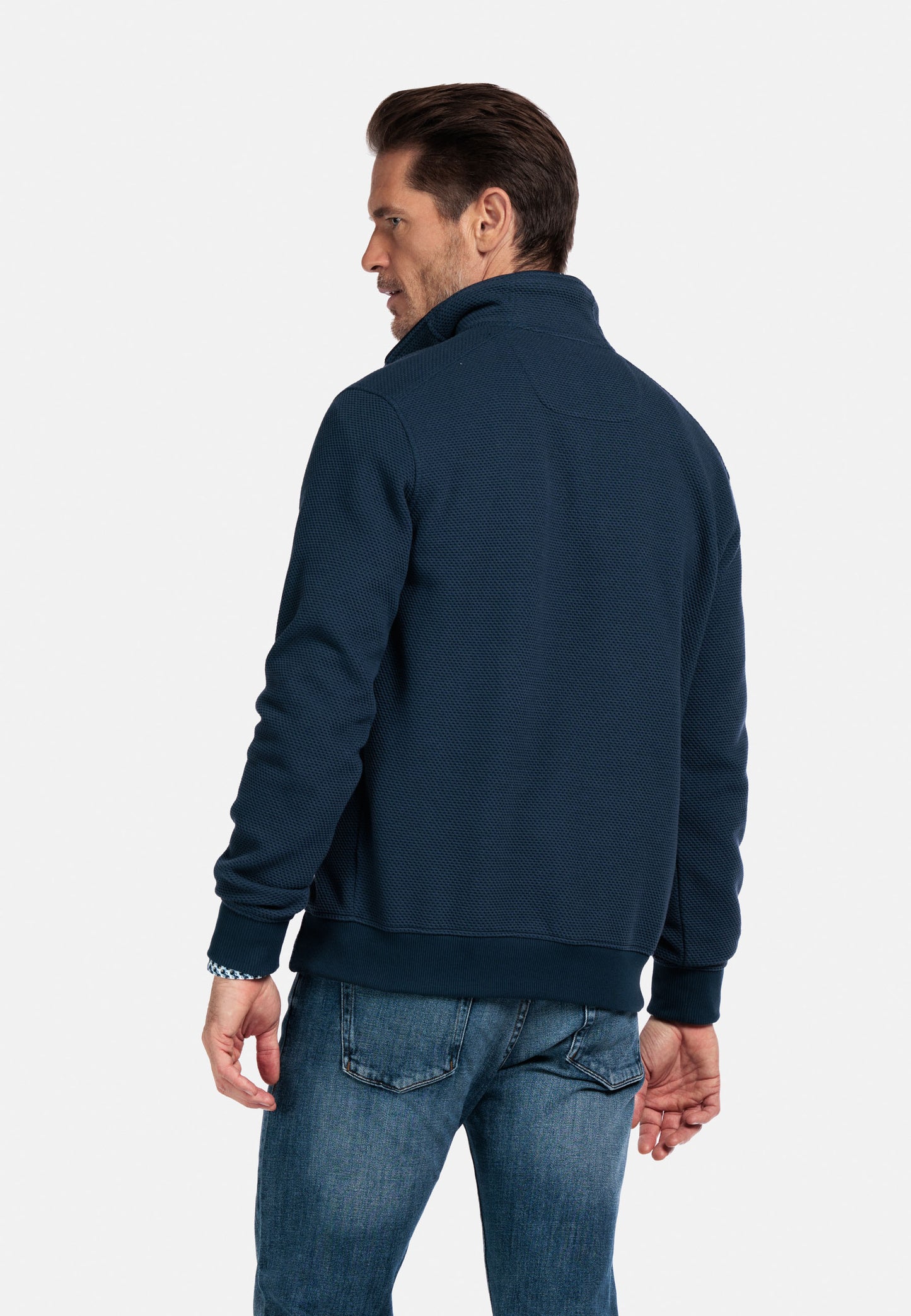 Baileys Half-Zip Sweatshirt - Dark Denim