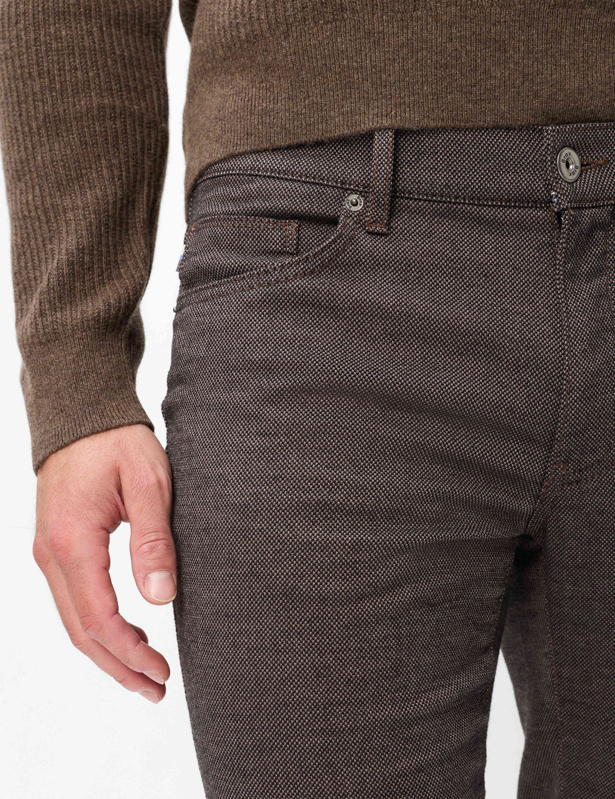 Brax Trousers - Cadiz - Woo.Look - Brown