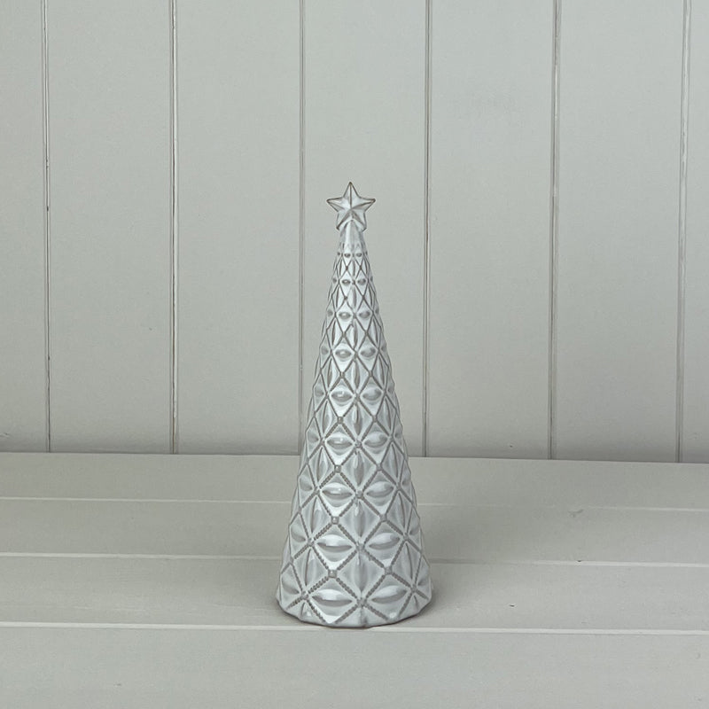 Glazed Ceramic Tree Ornament (D)