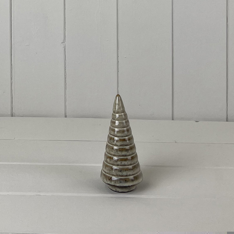 Beige Mottle Ceramic Tree Decoration (Small)