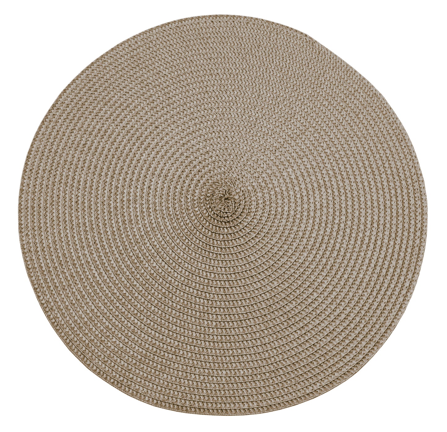 Circular Ribbed Placemat - Truffle (Set of 6)