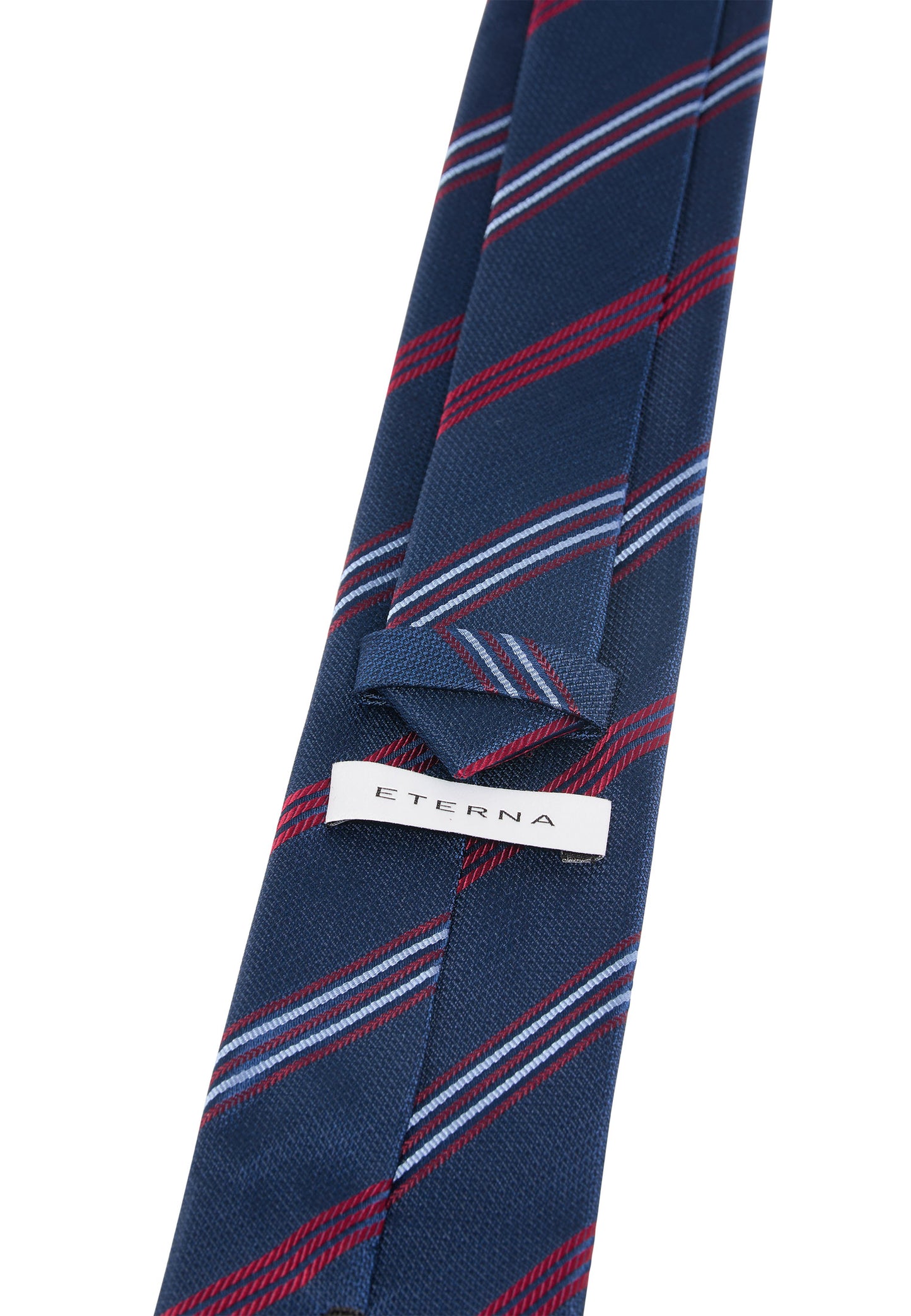 Eterna Silk Tie - Stripe - Red