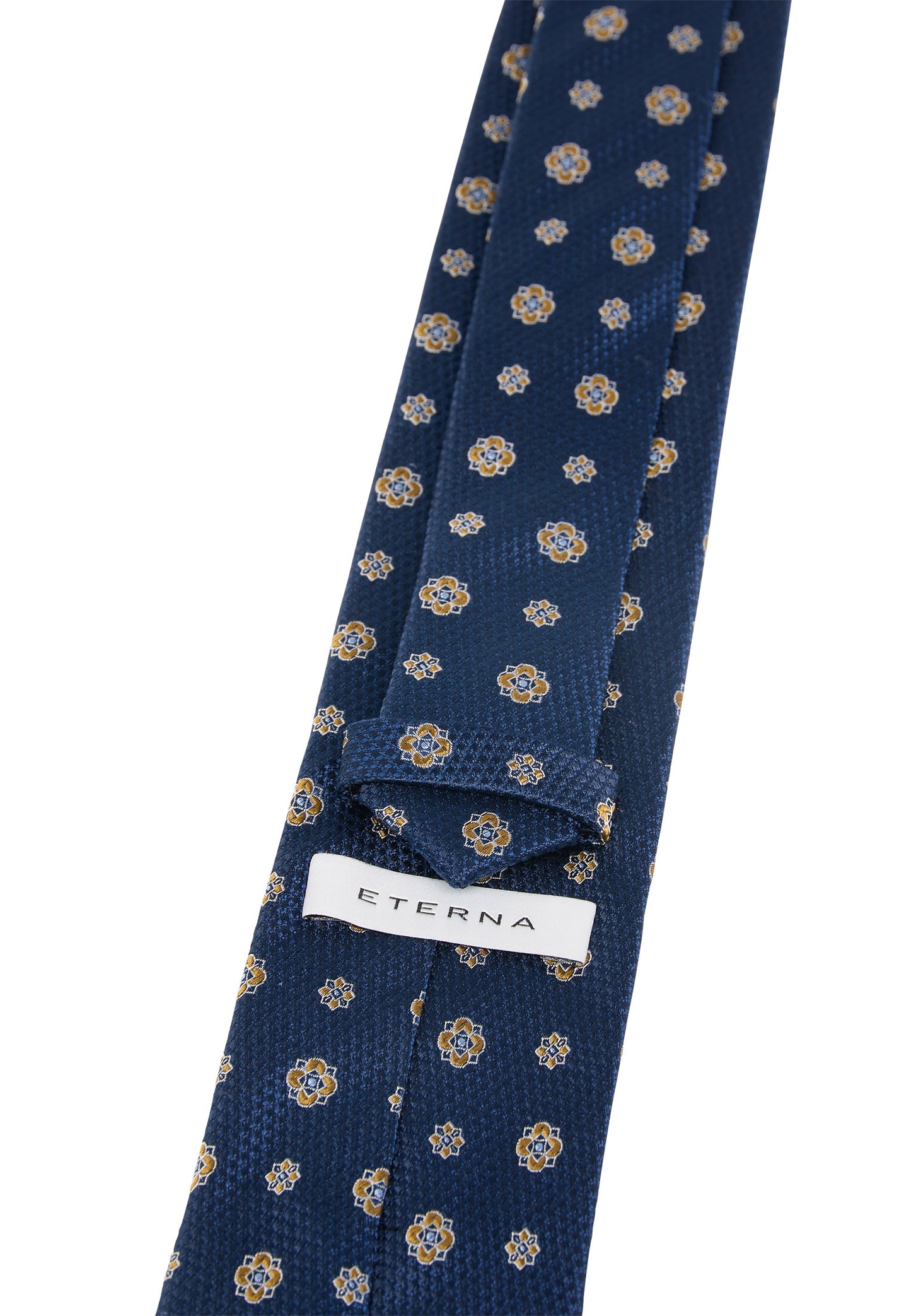 Eterna Silk Tie - Flower - Ochre