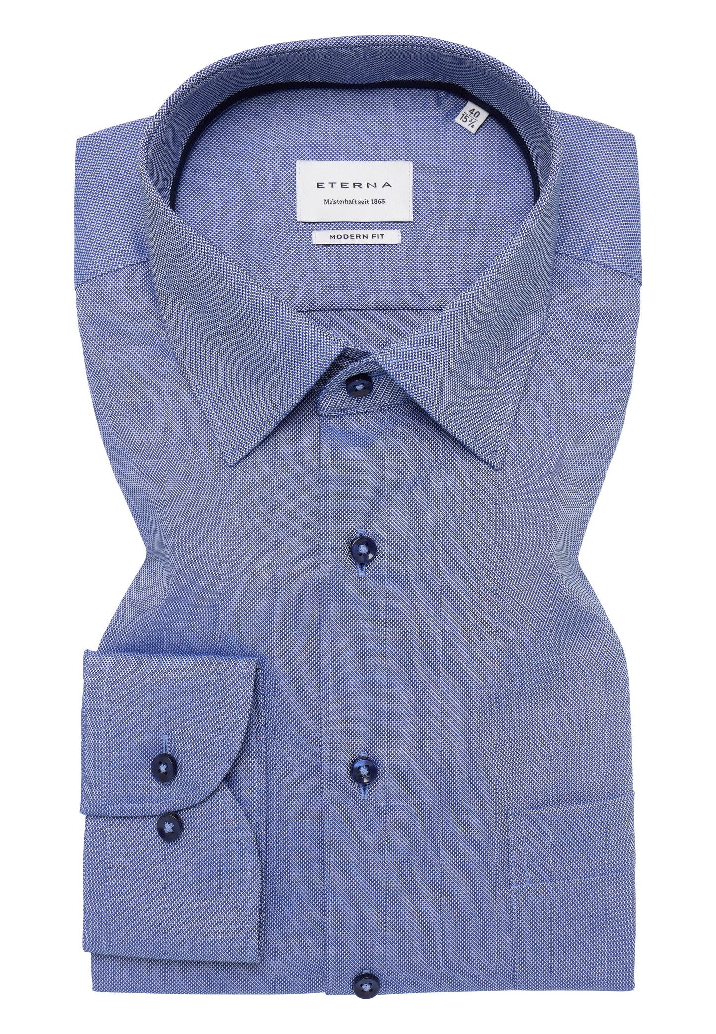 Eterna Modern Fit Shirt (8464/19) - Navy