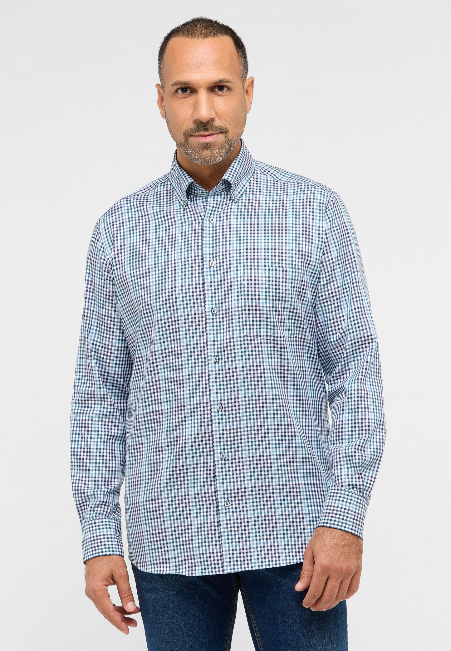 Eterna Modern Fit Shirt (4205/63) - Petrol