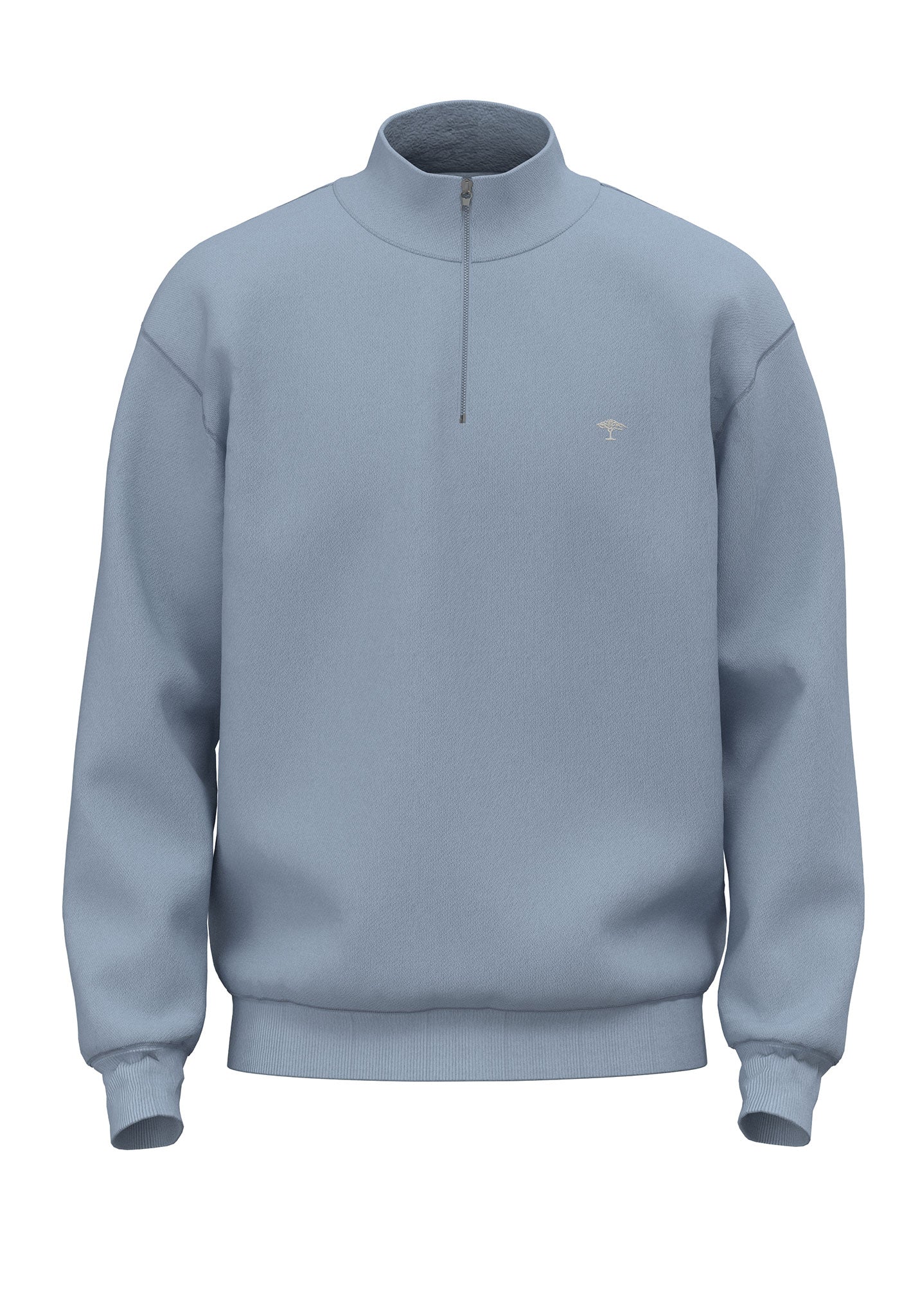 Fynch Hatton Quarter Zip Sweatshirt - Summer Breeze