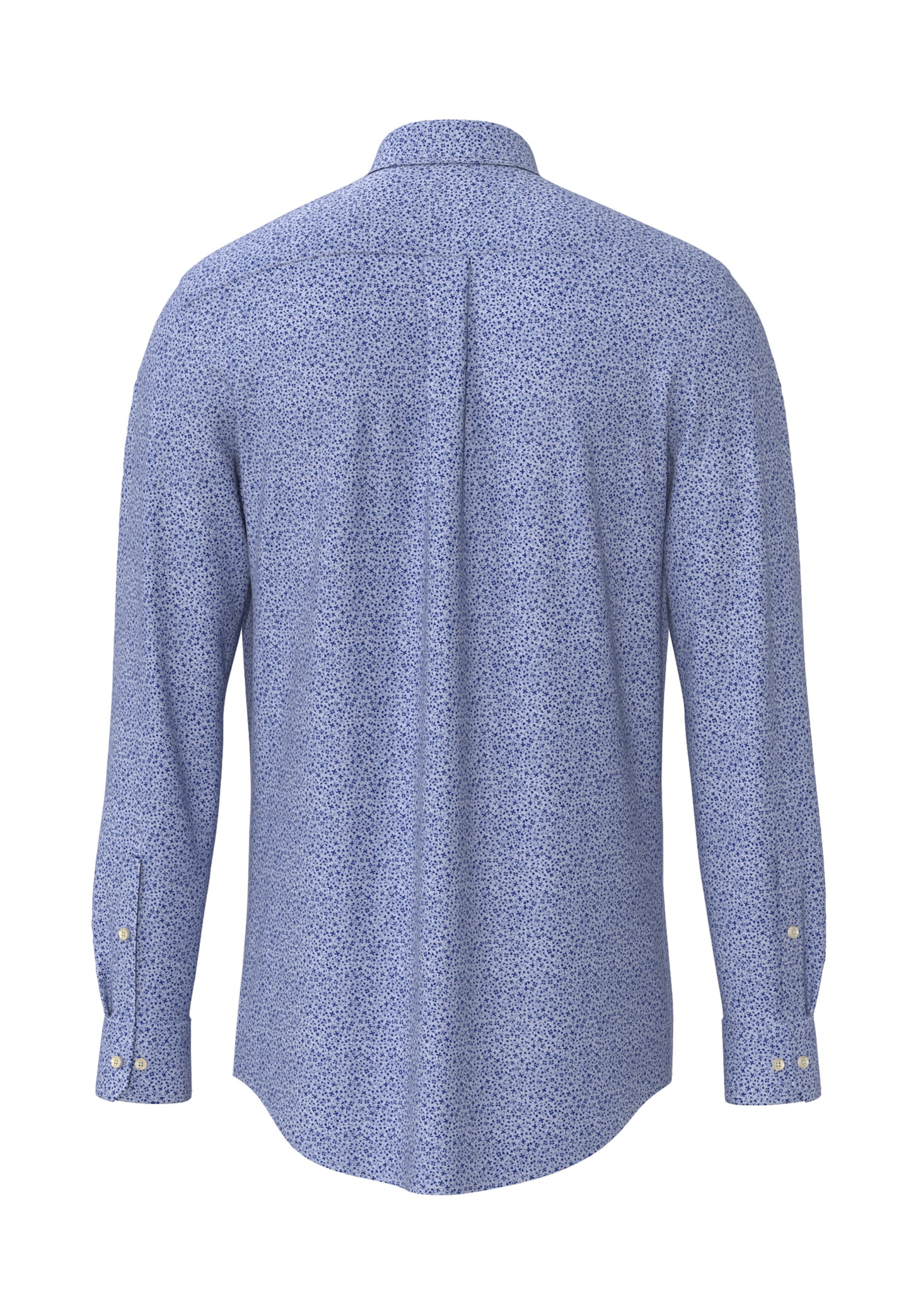 Fynch Hatton Shirt - Mini Flower Print - Harbor Blue