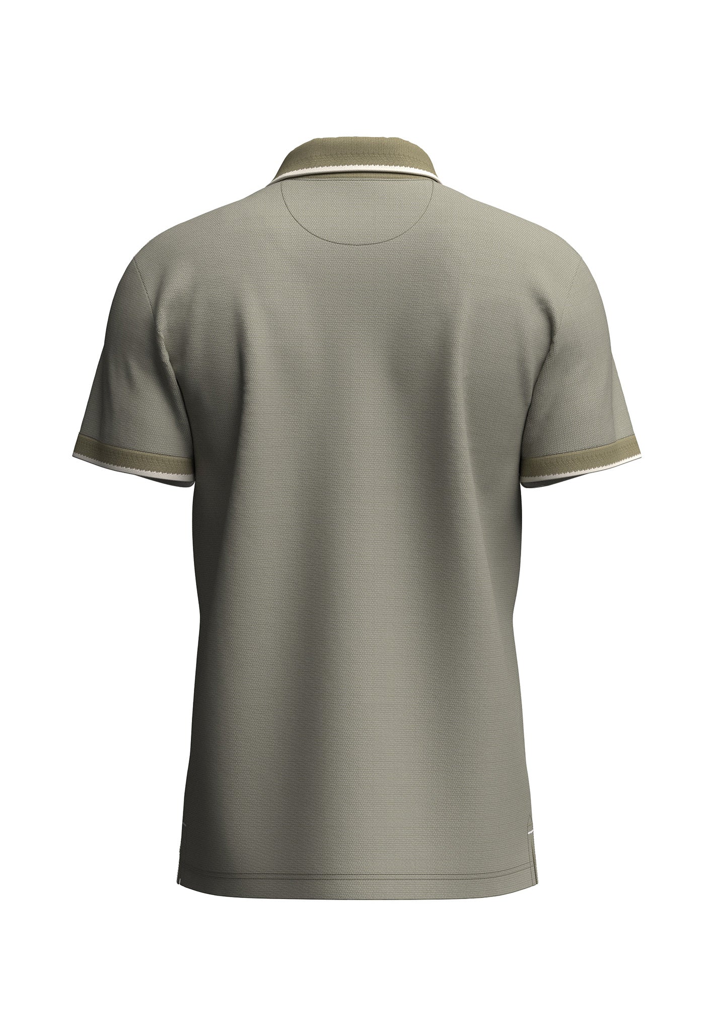 Fynch Hatton Two-Tone Polo Shirt - Pistachio