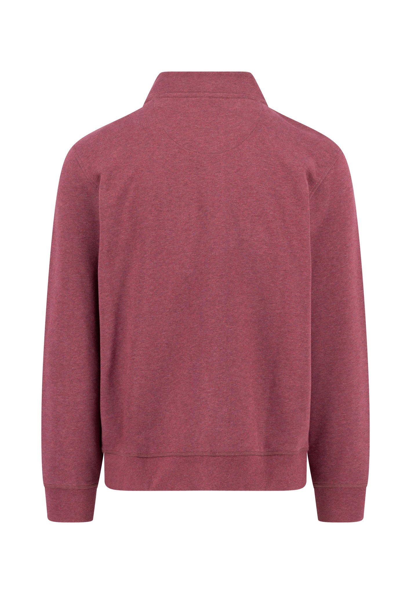 Fynch Hatton Quarter Zip Sweatshirt - Deep Merlot
