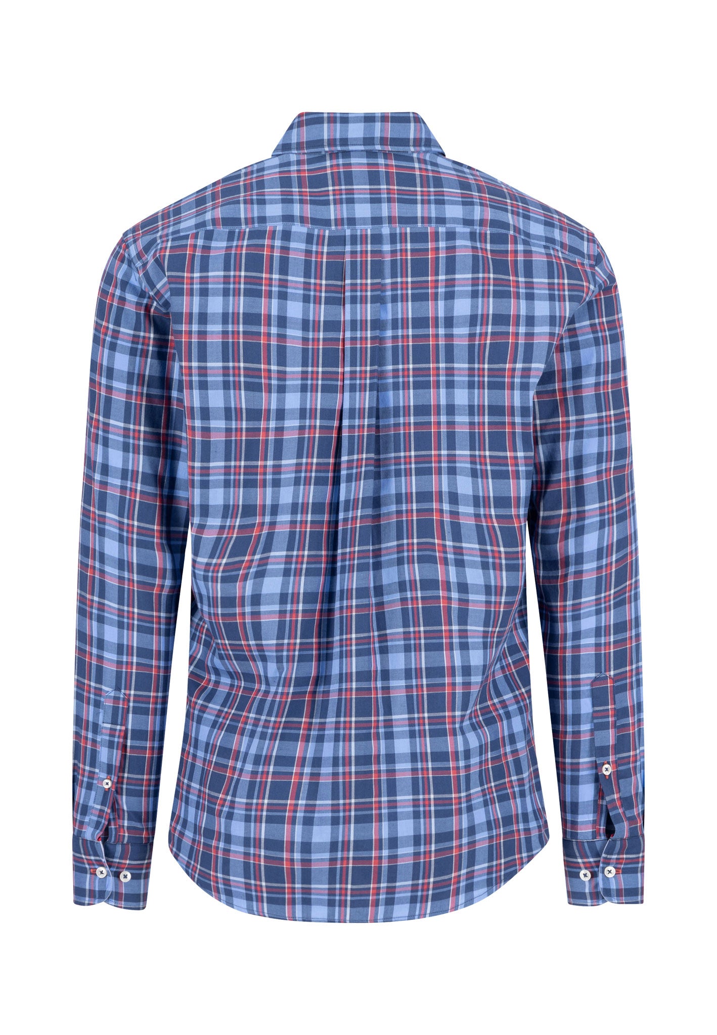 Fynch Hatton Shirt - Twill Check - Berry
