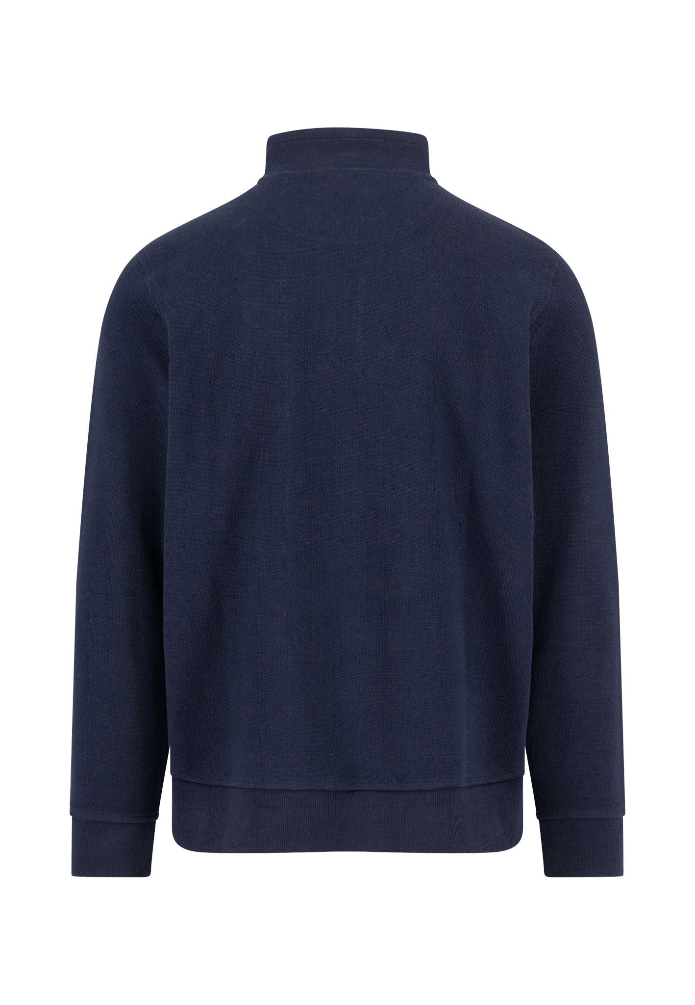 Fynch Hatton Quarter Zip Knitwear - Navy