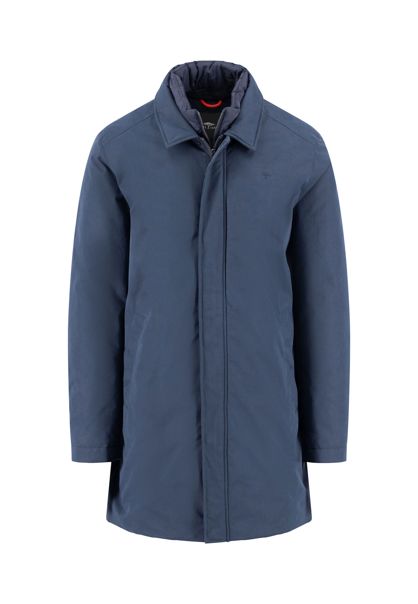 Fynch Hatton Car Coat - Dark Navy