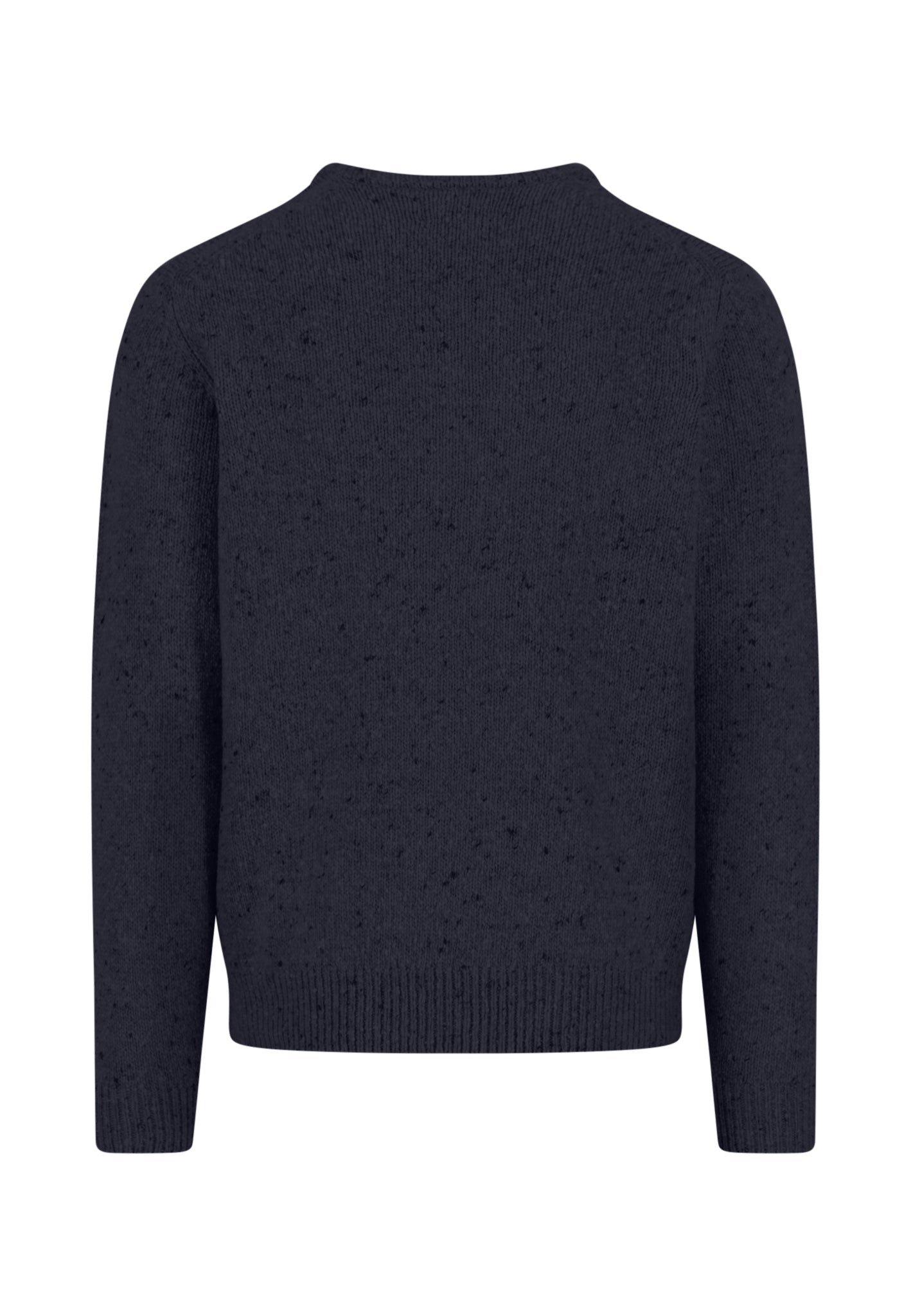 Fynch Hatton Round Neck Knitwear - Donegal - Navy