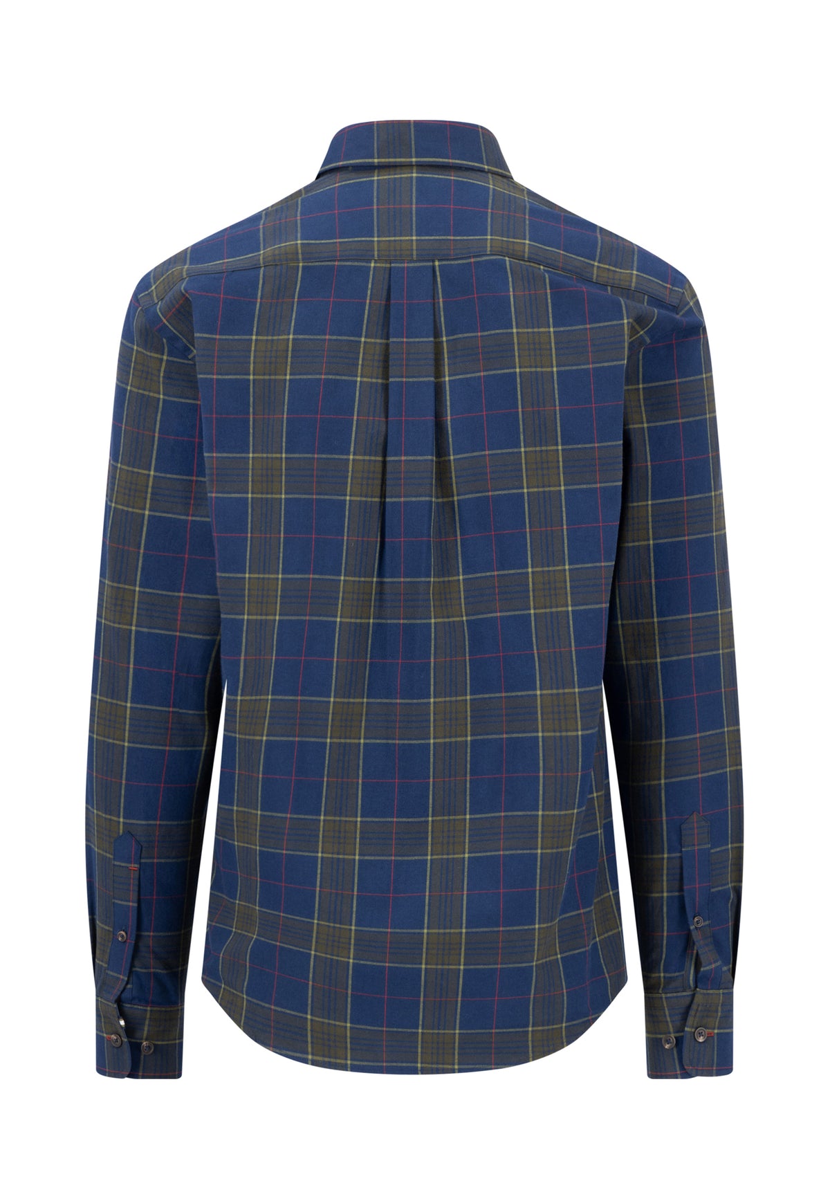Fynch Hatton Shirt - Dark Check - Navy