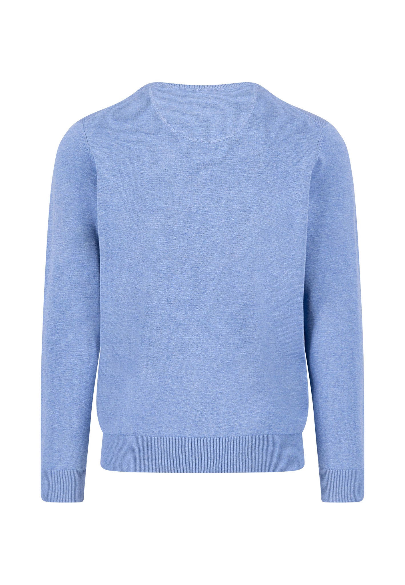 Fynch Hatton Round Neck Knitwear - Crystal Blue