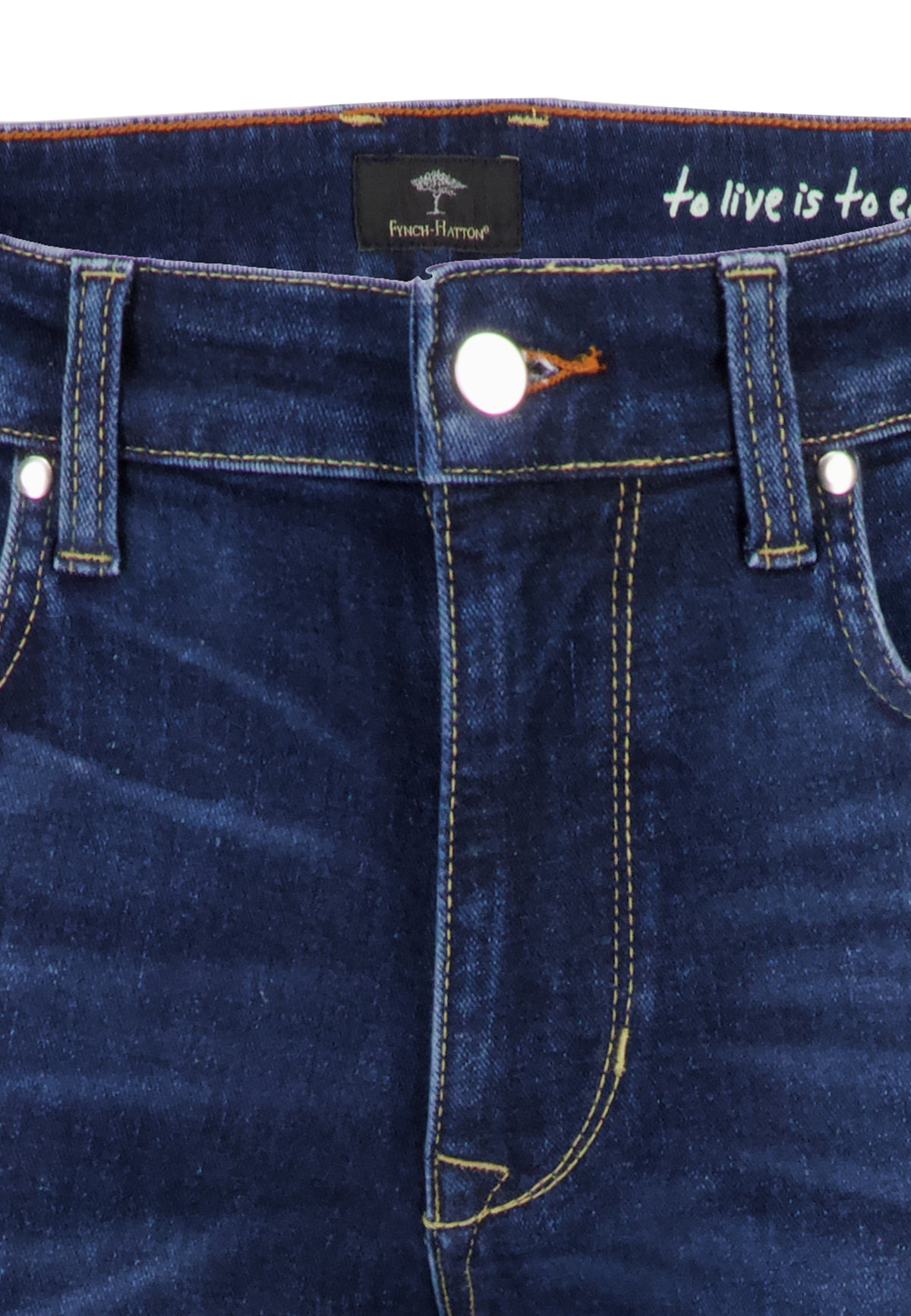 Fynch Hatton Tapered Fit Slim Jeans - Blue