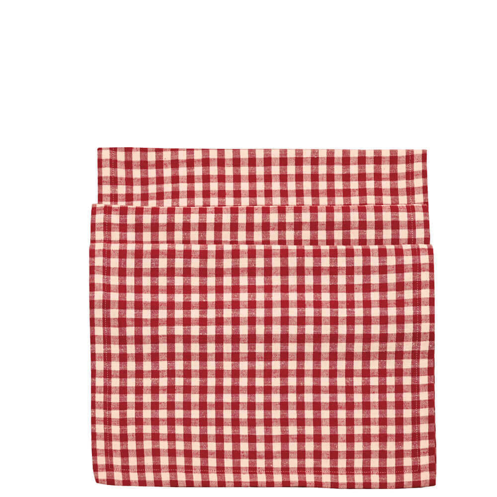 Gingham Runner - Red