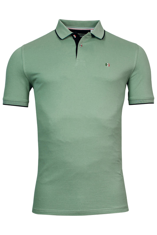 Giordano Modern Fit Nico Polo Shirt - Light Green