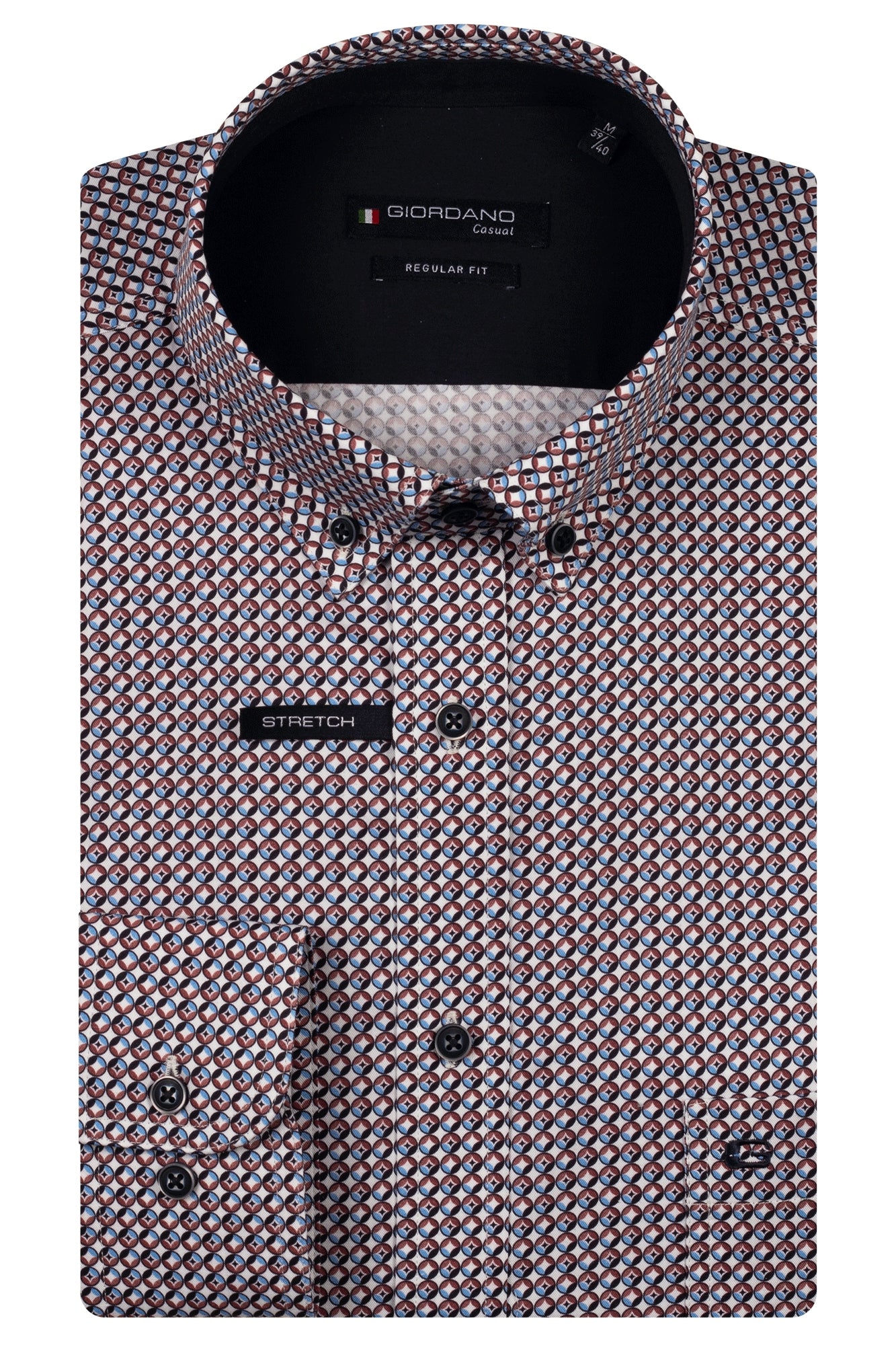 Giordano Shirt - Ivy - Graphic Print - Deep Mauve