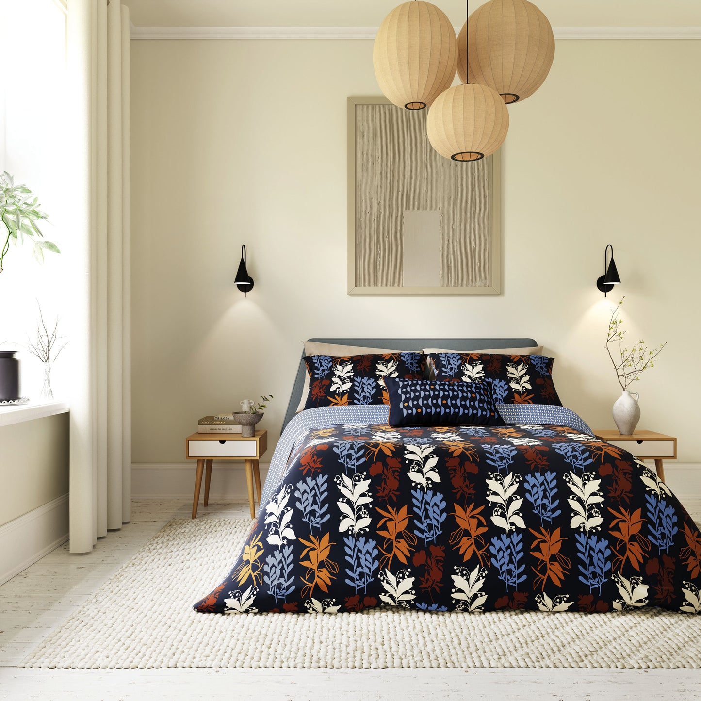 Frey Duvet Cover Set - Periwinkle Blues - Single