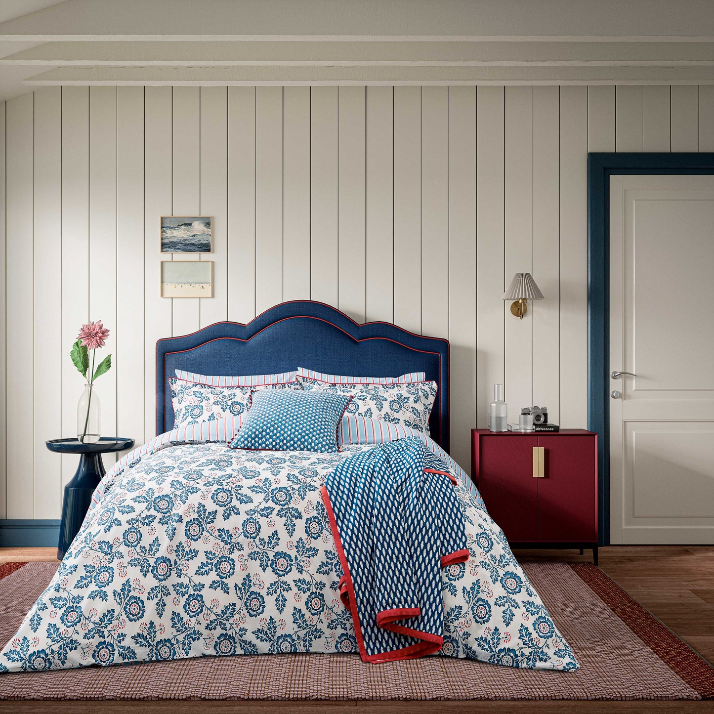 Land & Shore River Cover Set - Blue/Red
