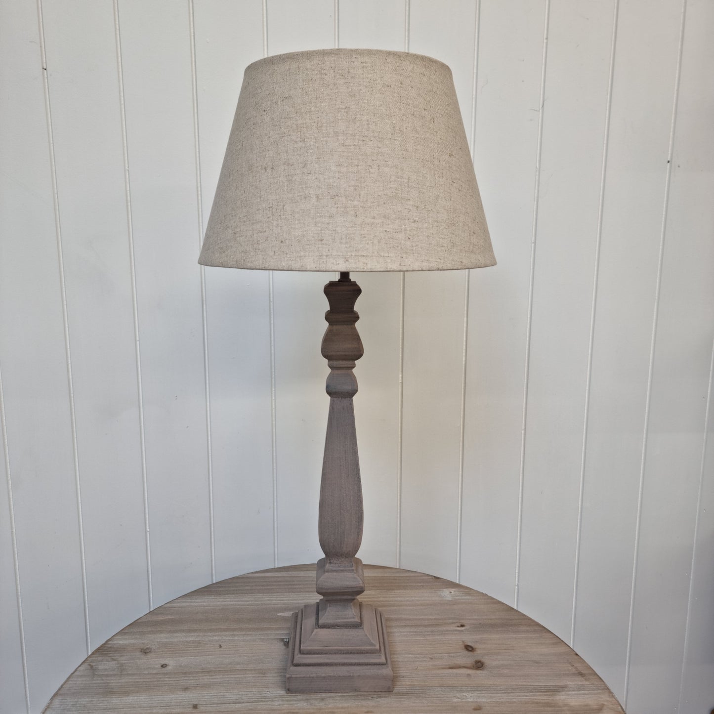 Shaped Lamp - Beige