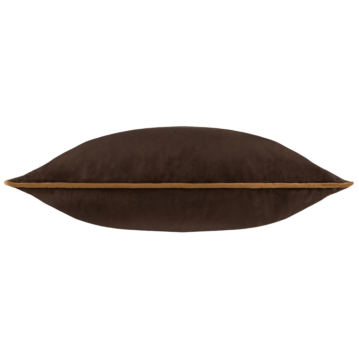 Meridian Velvet Cushion Cover - Chocolate/Caramel