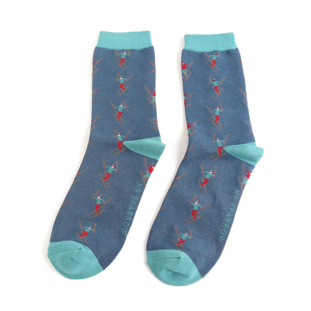 Mr Sparrow Skiing Socks - Navy