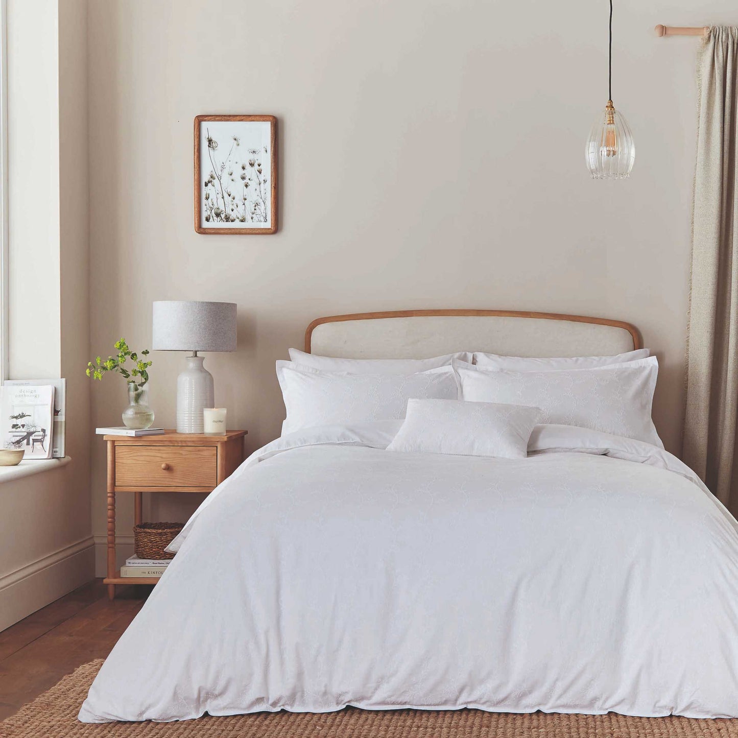 Murmur Bea Duvet Cover Set - White