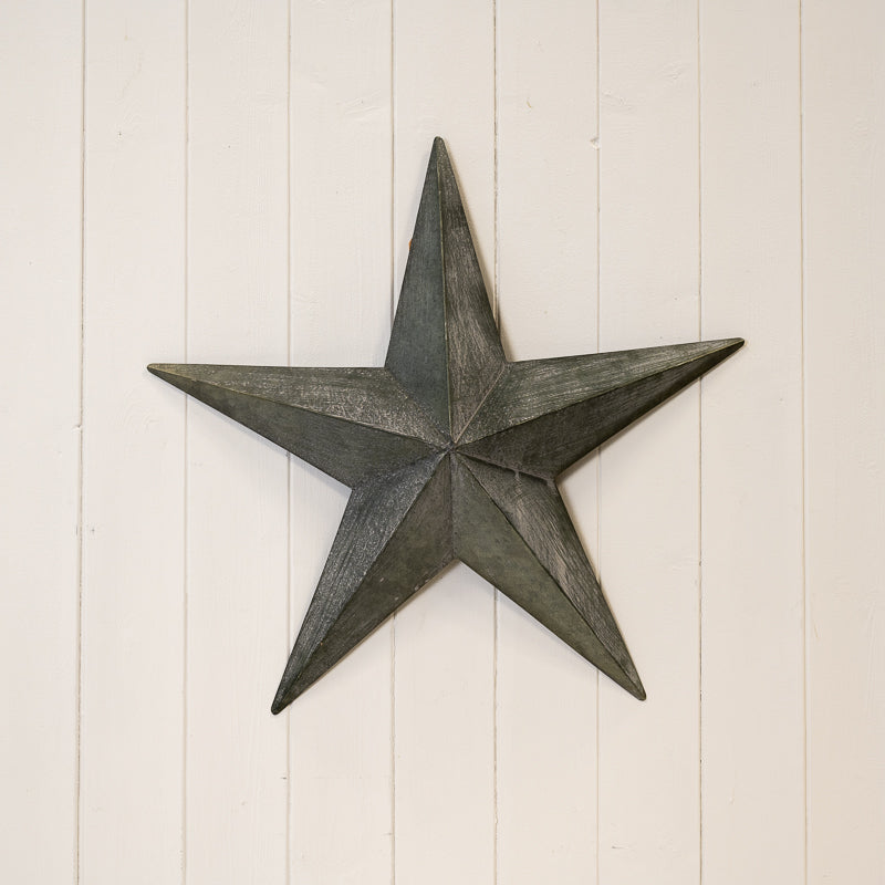 Natural Grey Metal Star (Small)