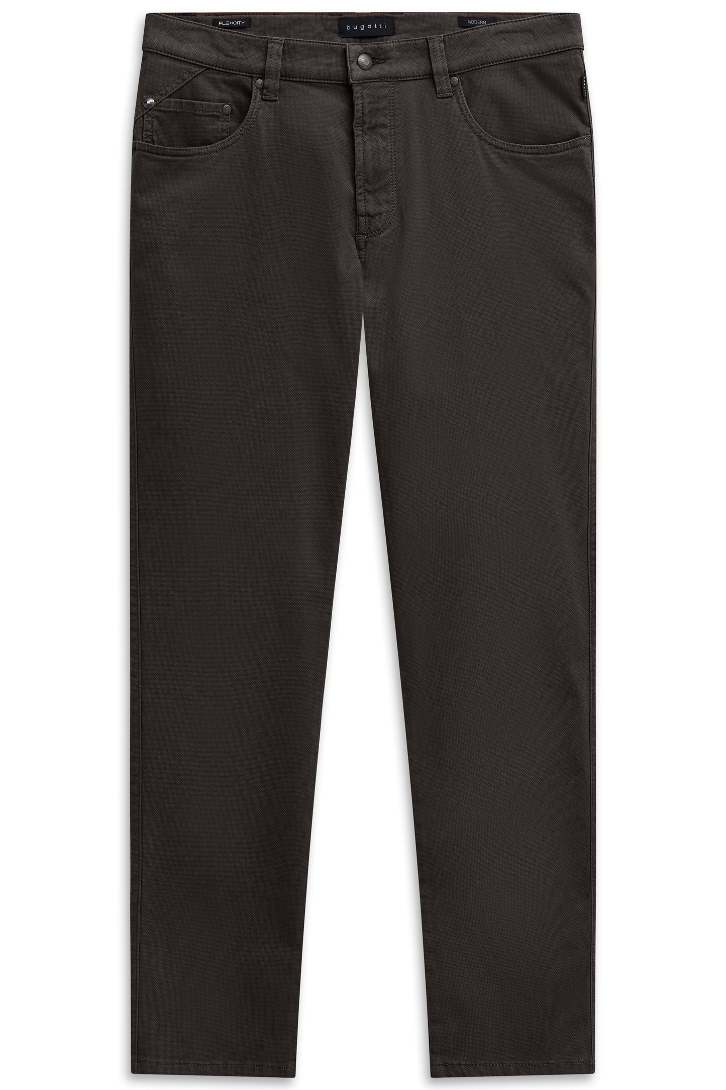 Bugatti Casual Trousers - Dark Grey (Flexcity)