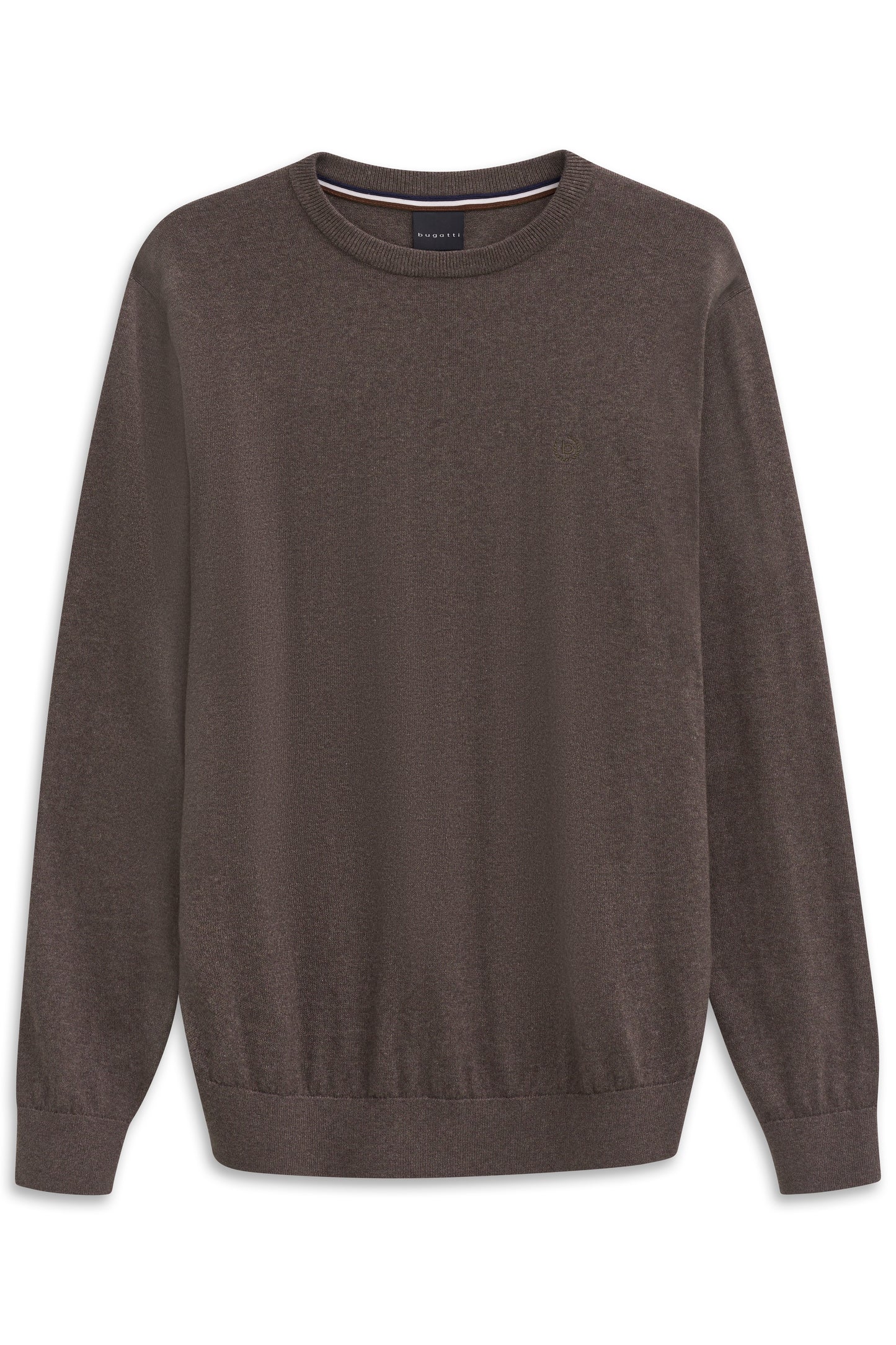 Bugatti Round Neck Knitwear - Brown