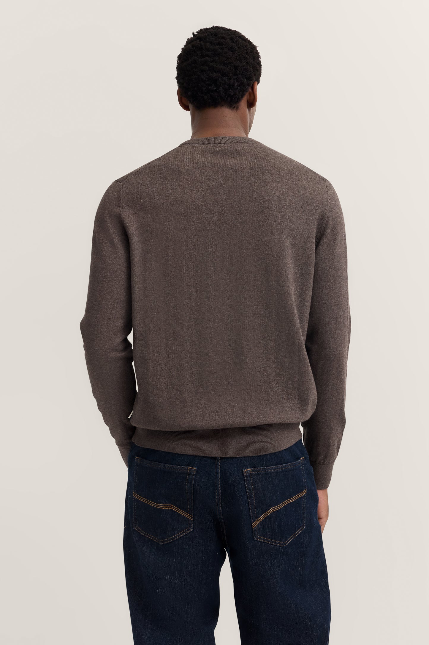 Bugatti Round Neck Knitwear - Brown