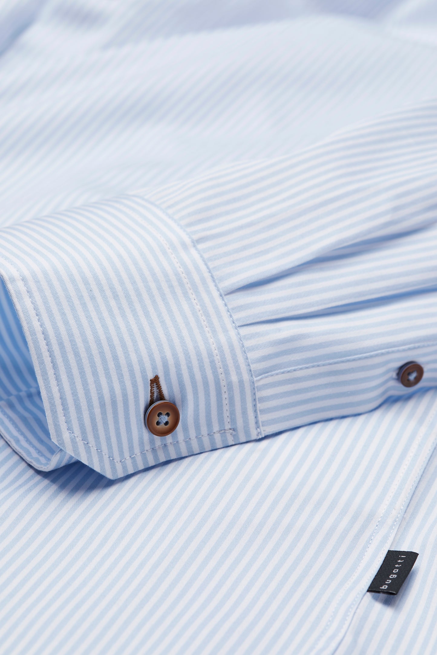 Bugatti Shirt - Blue/white stripe