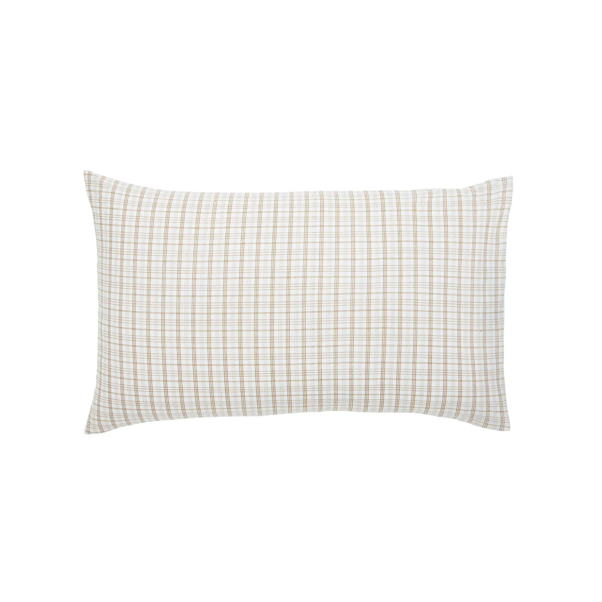 Calico & Chalk Tranquil Check Cover Set - Linen