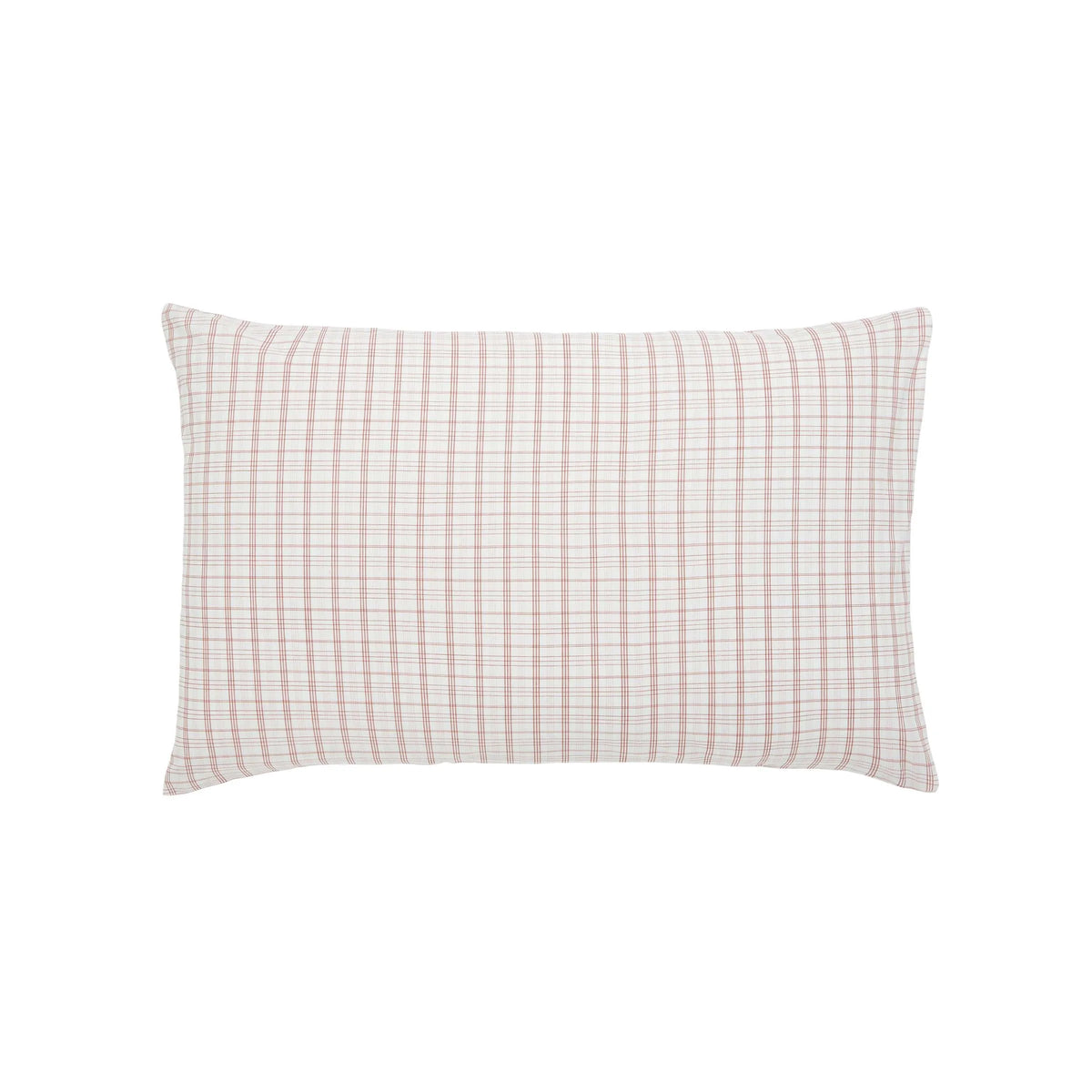 Calico & Chalk Tranquil Check Cover Set - Pink