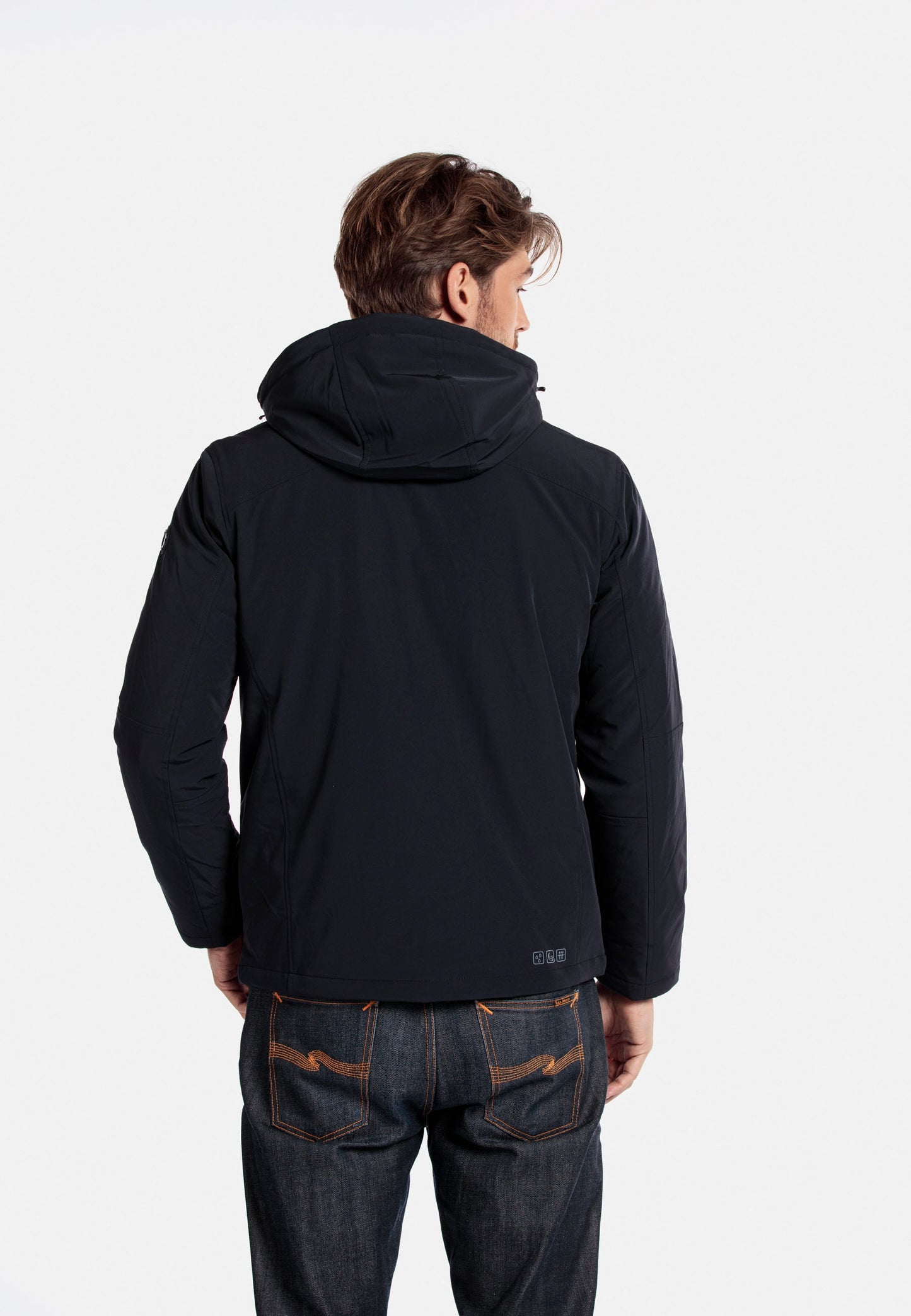 Baileys Navy Hooded Jacket (large only)