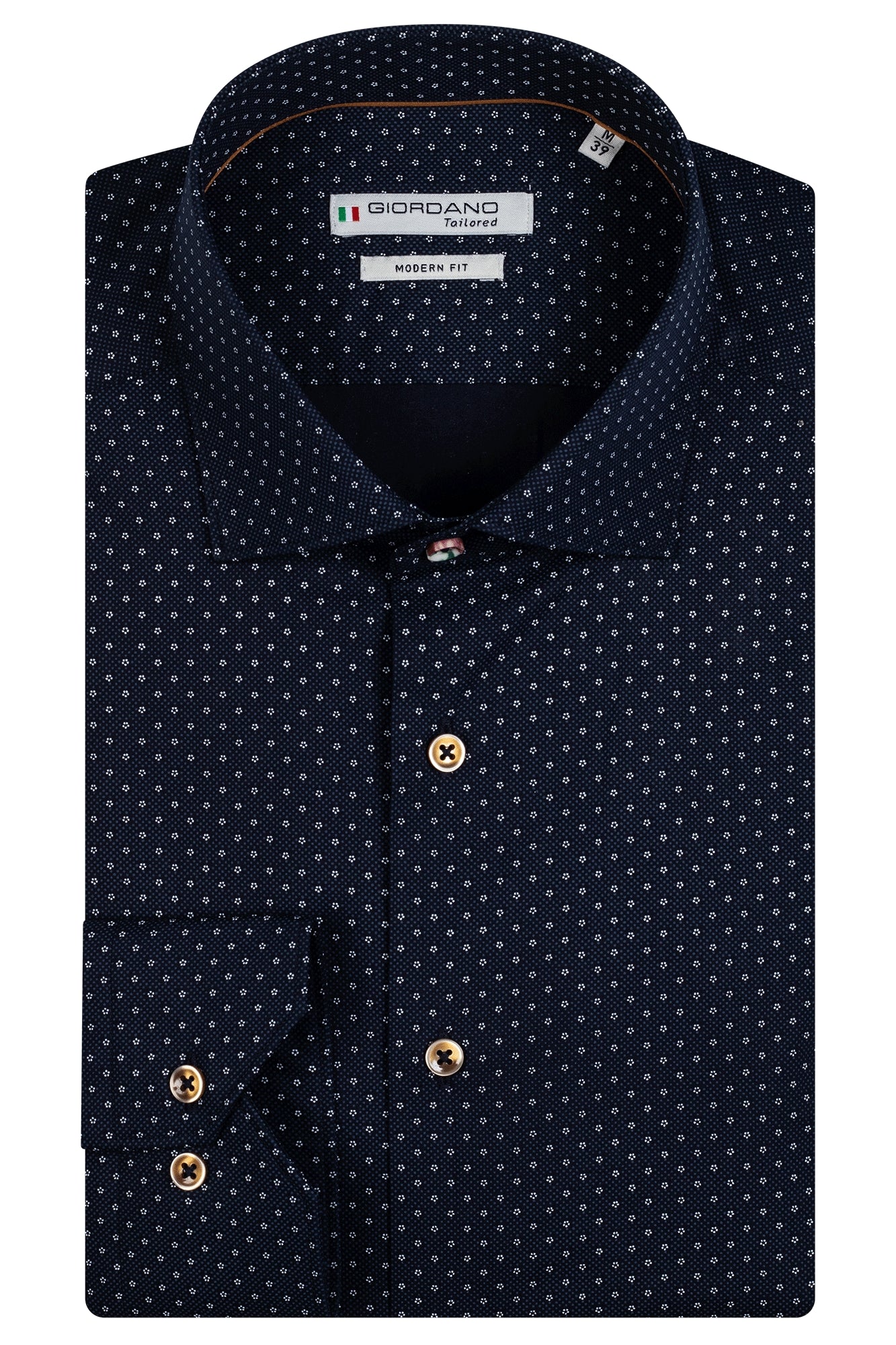 Giordano Shirt - Navy/white
