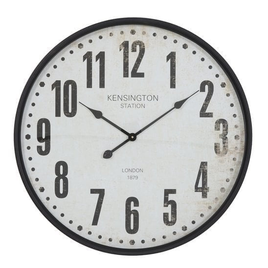 Rogers Clock - Beige/Black